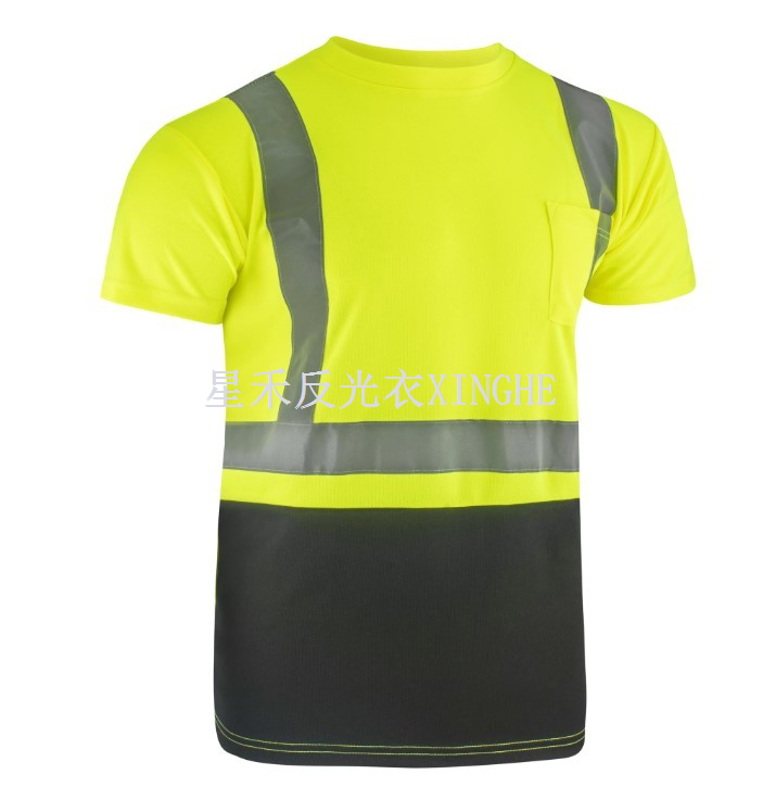 أكمام قصيرة عاكسة للضوء وعالية الوضوح