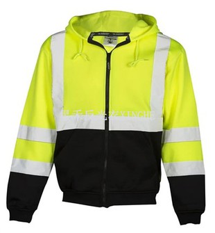 سويت شيرت بقلنسوة HiVi مع سحاب