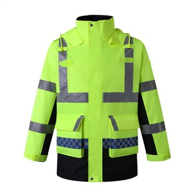 معطف سترة السلامة القطنية العاكسة آمن ودافئ وأنيق